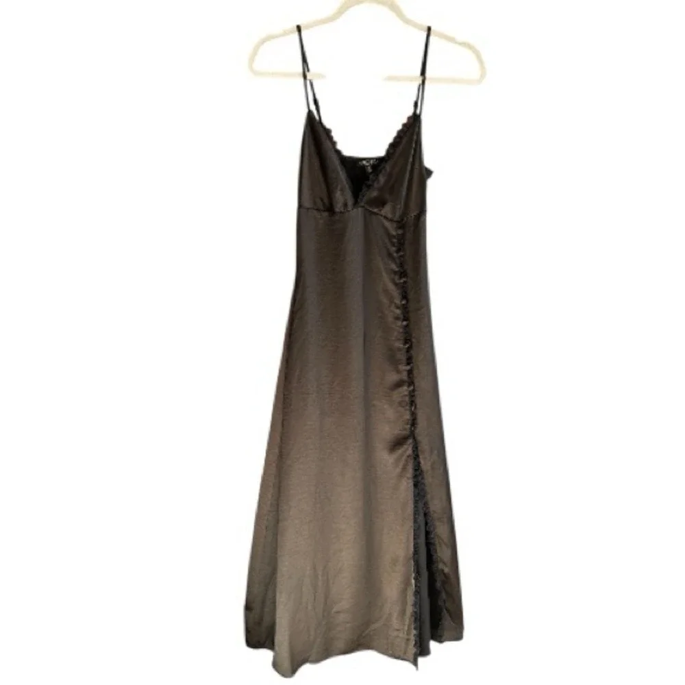 Dolls Kill Dresses | Dolls Kill Widow Bewitching Moon Satin Maxi Dress Slip Lace Xs | Color: Black | Size: Xs | Cocovertigogo's Closet Dolls Kill Dresses | Dolls Kill Widow Bewitching Moon Satin Maxi Dress Slip Lace Xs | Color: Black | Size: Xs | Cocovertigogo's Closet